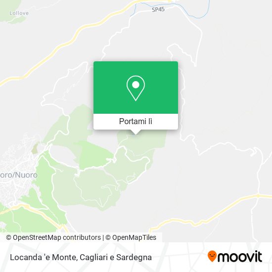 Mappa Locanda 'e Monte