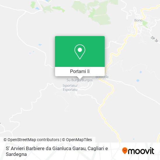 Mappa S' Arvieri Barbiere da Gianluca Garau