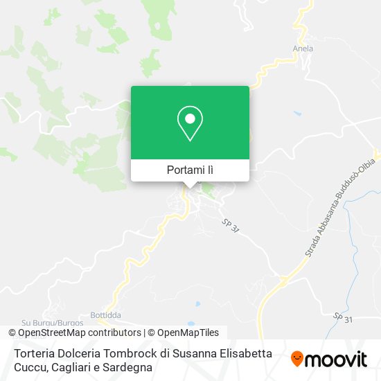 Mappa Torteria Dolceria Tombrock di Susanna Elisabetta Cuccu
