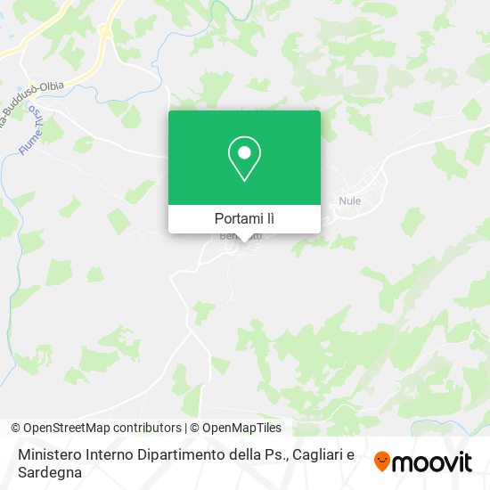 Mappa Ministero Interno Dipartimento della Ps.