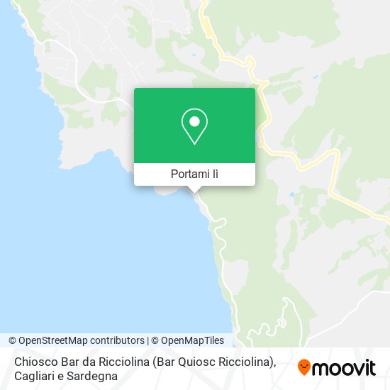 Mappa Chiosco Bar da Ricciolina (Bar Quiosc Ricciolina)