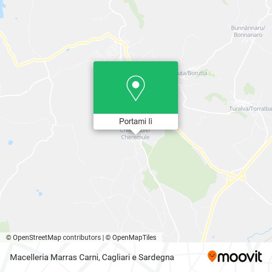 Mappa Macelleria Marras Carni
