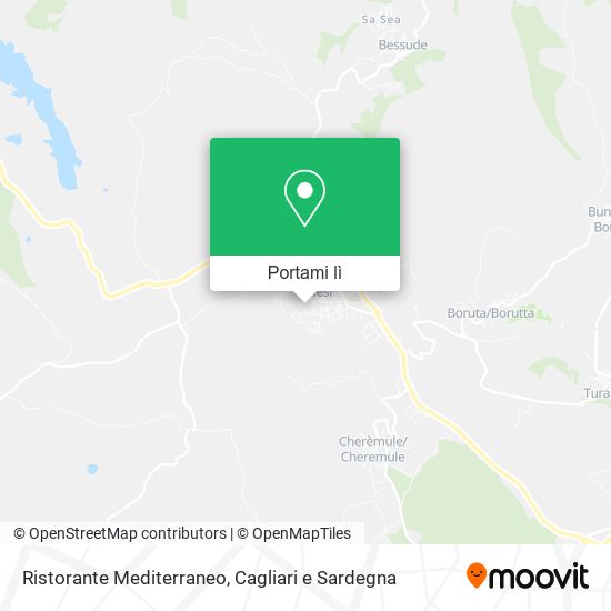 Mappa Ristorante Mediterraneo