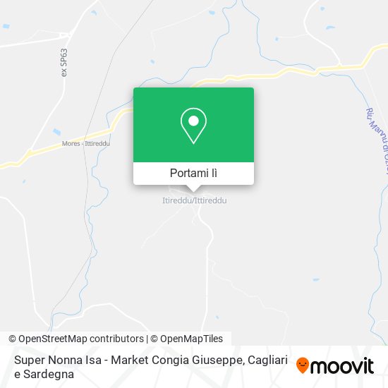 Mappa Super Nonna Isa - Market Congia Giuseppe