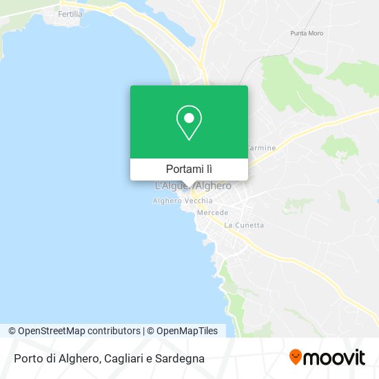Mappa Porto di Alghero