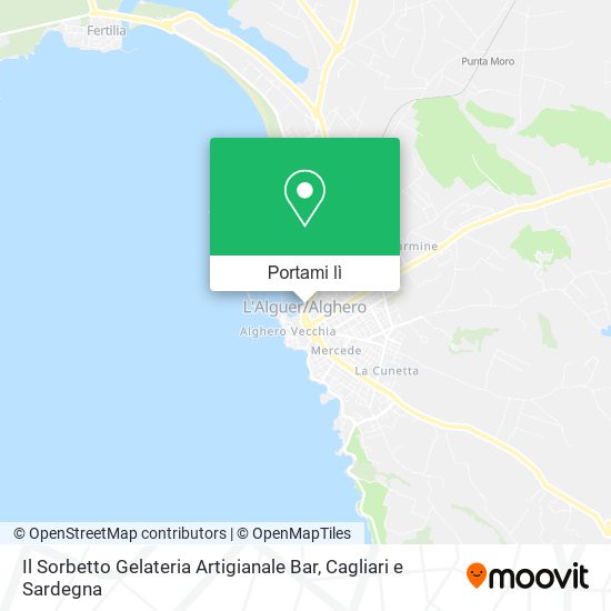 Mappa Il Sorbetto Gelateria Artigianale Bar