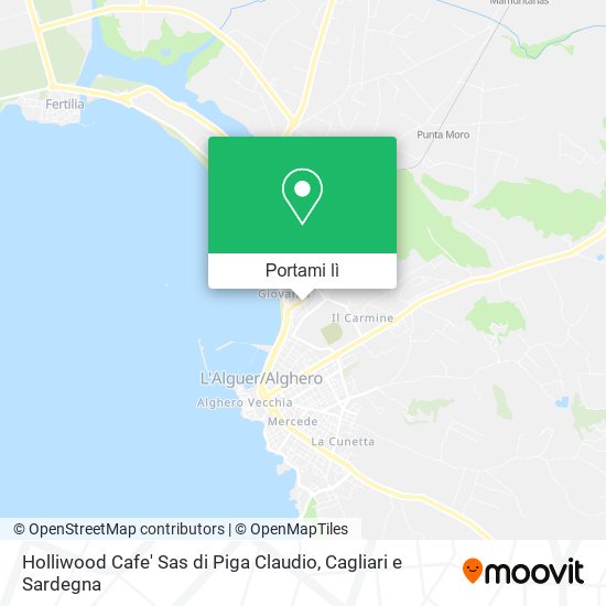 Mappa Holliwood Cafe' Sas di Piga Claudio