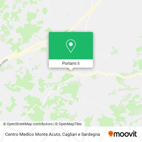 Mappa Centro Medico Monte Acuto
