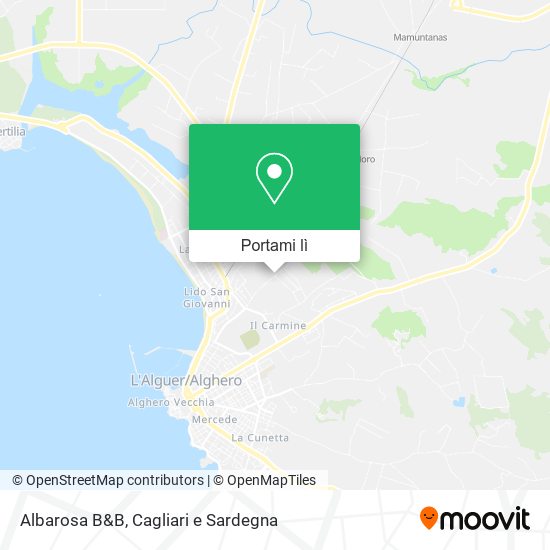 Mappa Albarosa B&B