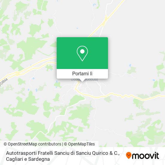 Mappa Autotrasporti Fratelli Sanciu di Sanciu Quirico & C.
