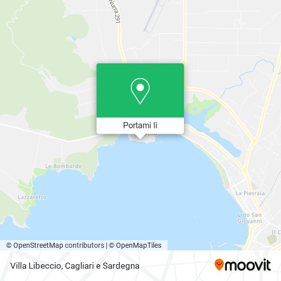 Mappa Villa Libeccio