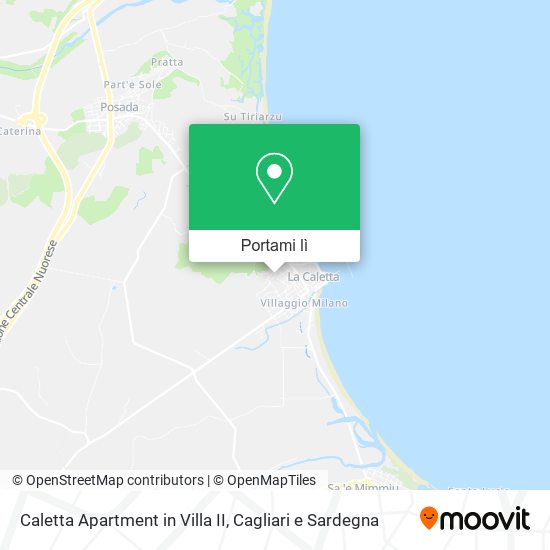 Mappa Caletta Apartment in Villa II