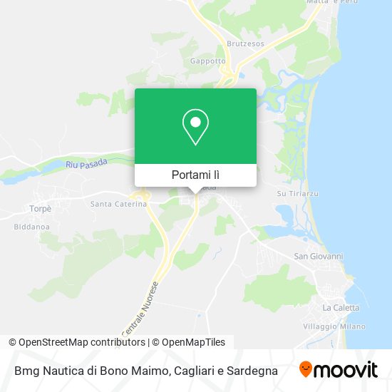Mappa Bmg Nautica di Bono Maimo