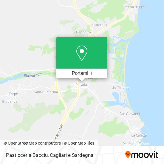 Mappa Pasticceria Bacciu
