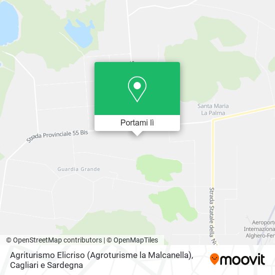 Mappa Agriturismo Elicriso (Agroturisme la Malcanella)