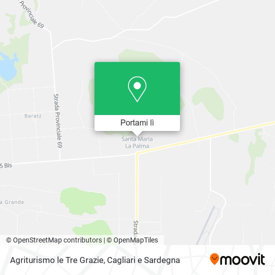 Mappa Agriturismo le Tre Grazie