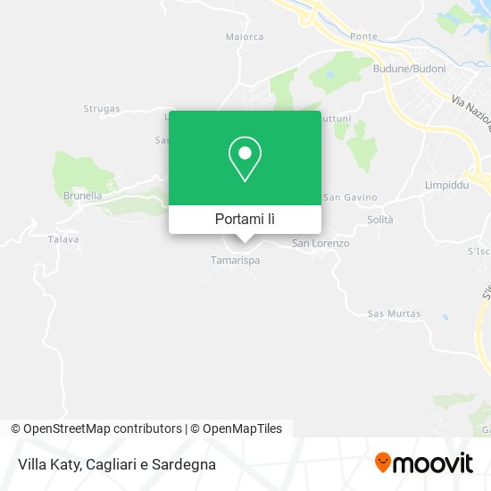 Mappa Villa Katy