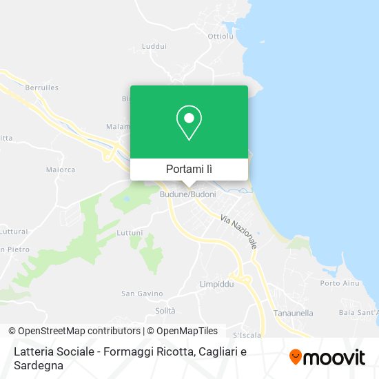 Mappa Latteria Sociale - Formaggi Ricotta