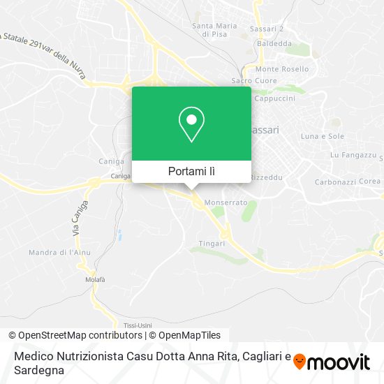 Mappa Medico Nutrizionista Casu Dotta Anna Rita