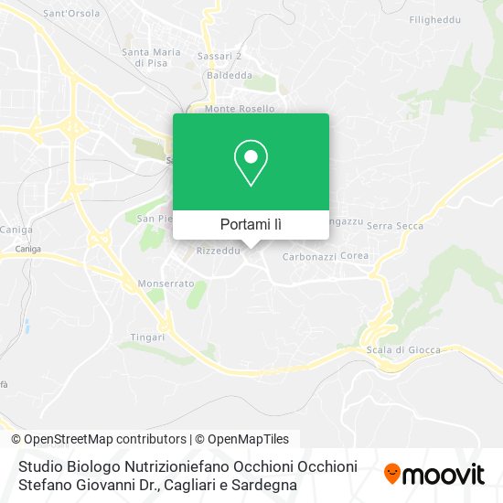 Mappa Studio Biologo Nutrizioniefano Occhioni Occhioni Stefano Giovanni Dr.