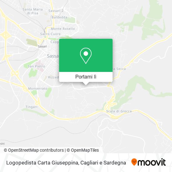 Mappa Logopedista Carta Giuseppina
