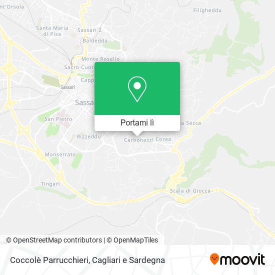 Mappa Coccolè Parrucchieri
