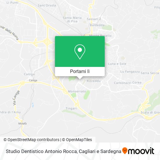 Mappa Studio Dentistico Antonio Rocca