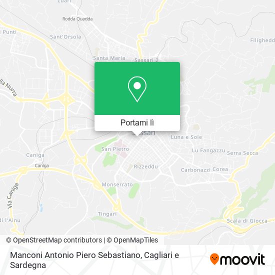 Mappa Manconi Antonio Piero Sebastiano