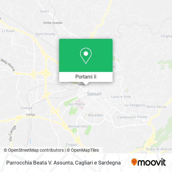 Mappa Parrocchia Beata V. Assunta