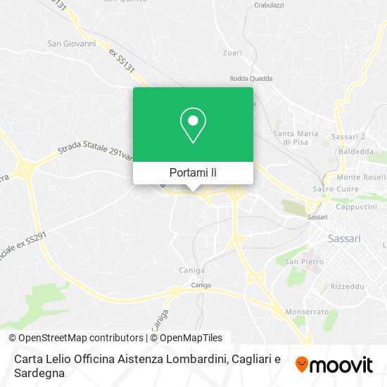 Mappa Carta Lelio Officina Aistenza Lombardini