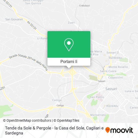 Mappa Tende da Sole & Pergole - la Casa del Sole