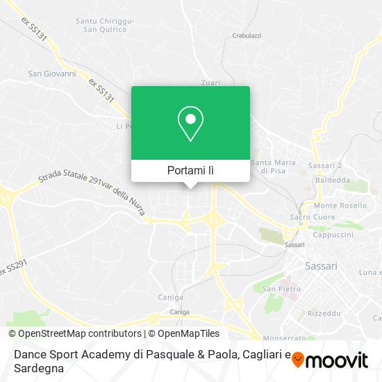 Mappa Dance Sport Academy di Pasquale & Paola