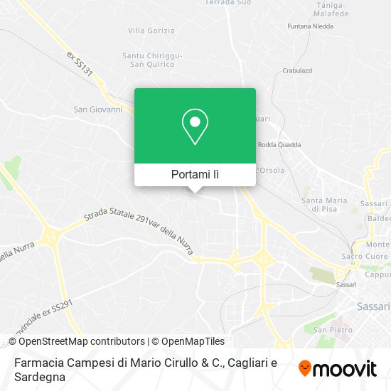 Mappa Farmacia Campesi di Mario Cirullo & C.