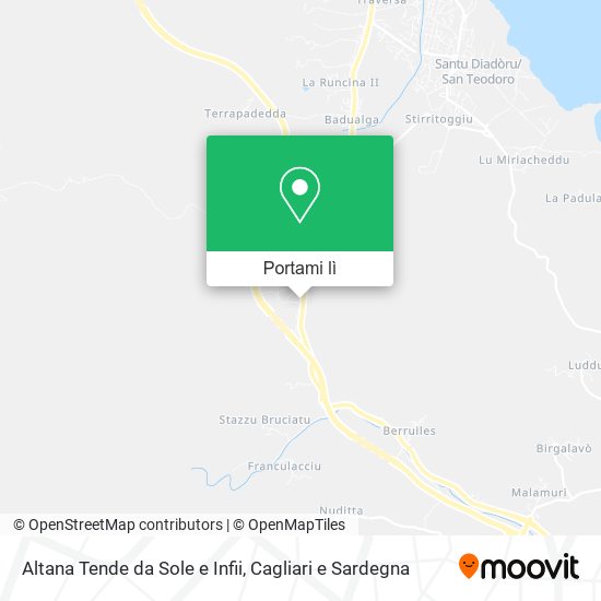 Mappa Altana Tende da Sole e Infii