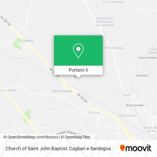 Mappa Church of Saint John Baptist