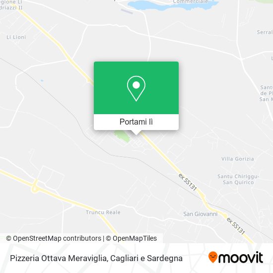 Mappa Pizzeria Ottava Meraviglia