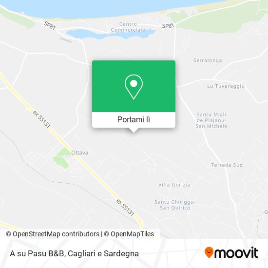 Mappa A su Pasu B&B