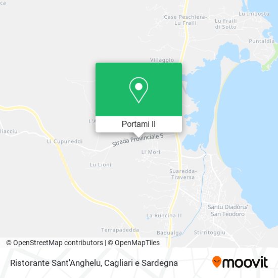 Mappa Ristorante Sant'Anghelu
