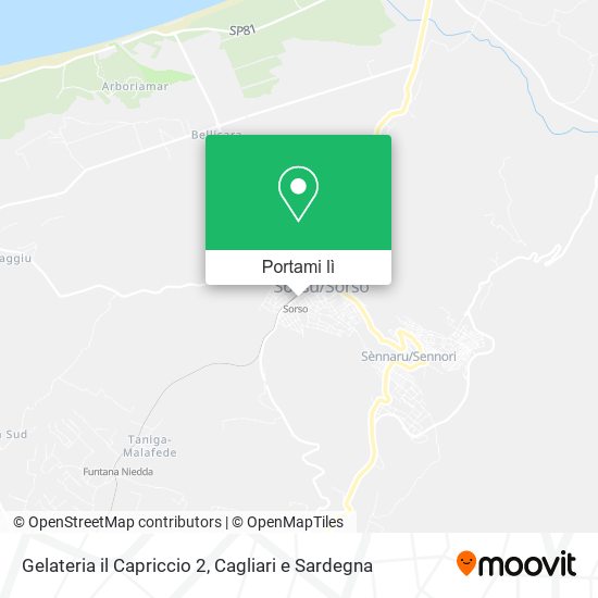 Mappa Gelateria il Capriccio 2