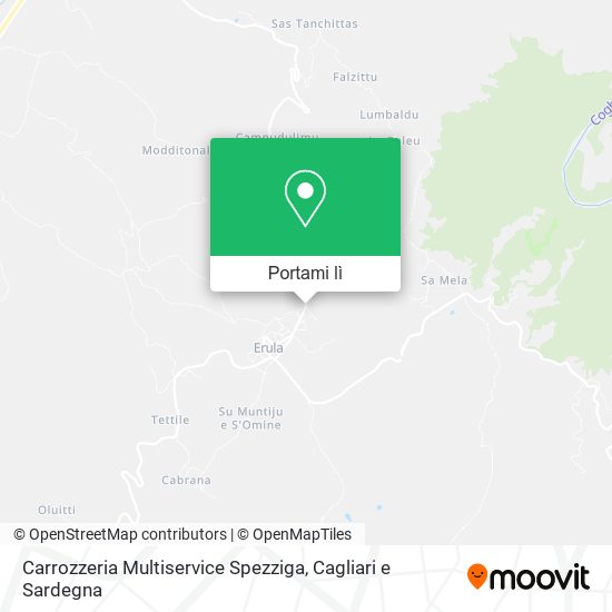 Mappa Carrozzeria Multiservice Spezziga