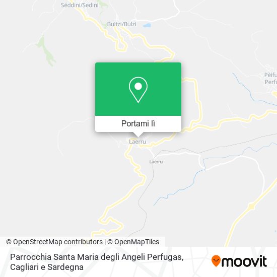 Mappa Parrocchia Santa Maria degli Angeli Perfugas