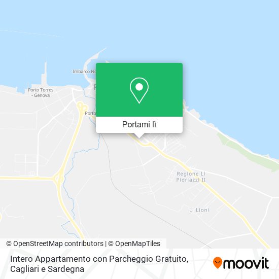 Mappa Intero Appartamento con Parcheggio Gratuito