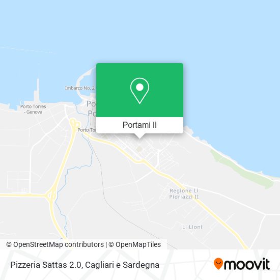 Mappa Pizzeria Sattas 2.0