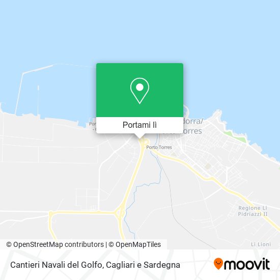 Mappa Cantieri Navali del Golfo