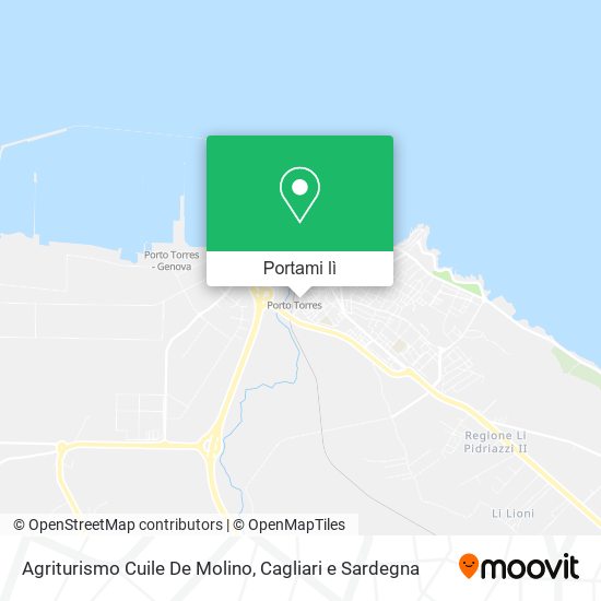 Mappa Agriturismo Cuile De Molino