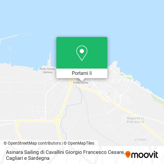 Mappa Asinara Sailing di Cavallini Giorgio Francesco Cesare