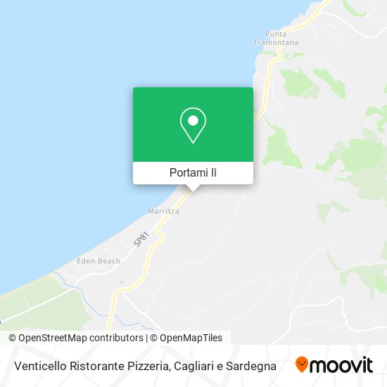 Mappa Venticello Ristorante Pizzeria