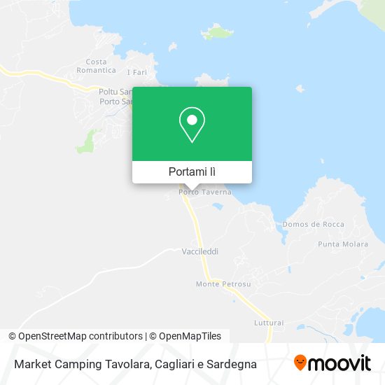 Mappa Market Camping Tavolara