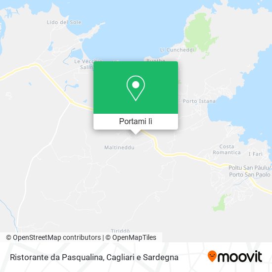 Mappa Ristorante da Pasqualina