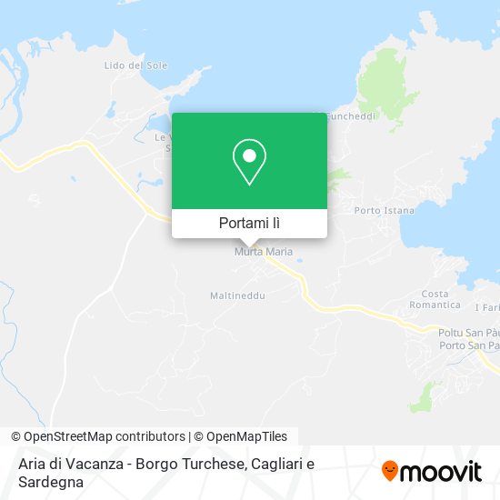 Mappa Aria di Vacanza - Borgo Turchese